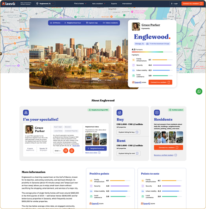 Exclusive page for your neighborhood